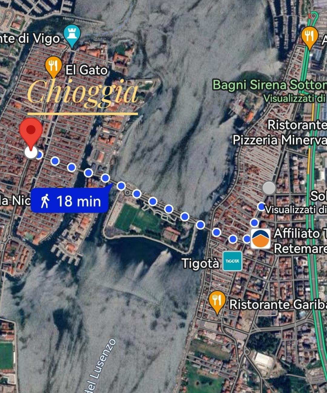 Piccolo Attico A Sottomarina Centro Apartman Chioggia Kültér fotó